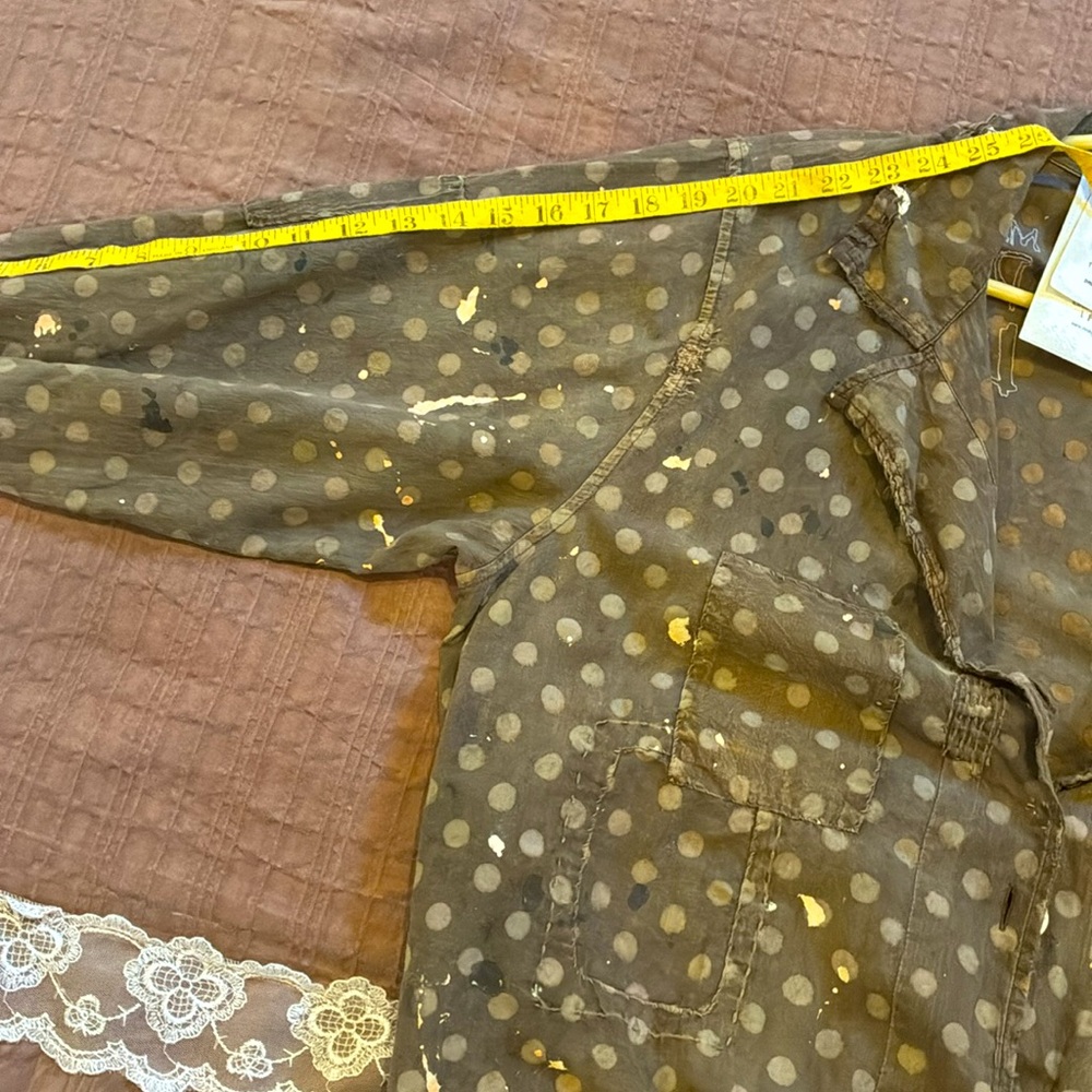 Magnolia Pearl Brown Marguerite Polka Dot Mini Dress - Picture 9 of 11